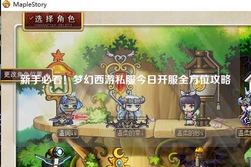 新手必看!梦幻西游私服今日开服全方位攻略